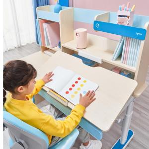 Study desk with bookshelf kids table chair