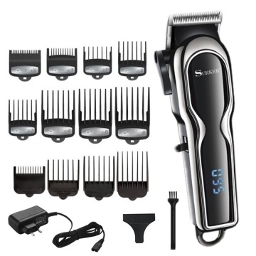 cordless Powerful hair clipper professional hair trimmer for men electric hair cutter hair cutting machine haircut adjustable