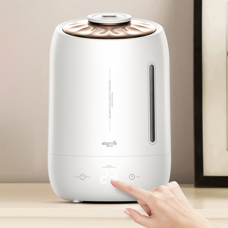 Original Deerma Household Humidifier Purifying Mist Maker Timing With Intelligent Touch Screen Adjustable Fog Quantity Diffuser