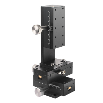 Aluminum Alloy Manual XYZ-Axis Dovetail Groove Stage 90mm