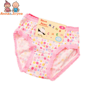 4Pcs/Lot 1-10Y Girls Underwear Panties Baby Shorts Kids Briefs Print Cotton