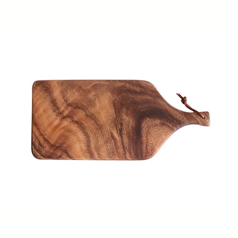 Japanese Style Rectangular Solid Wood Cutting Board Tray