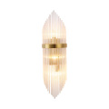 Creative Golden Luxury Indoor Living Room Crystal Wall Lamp Bedside Lamp Led Post Modern Classic Hotel Aisle Corridor Light