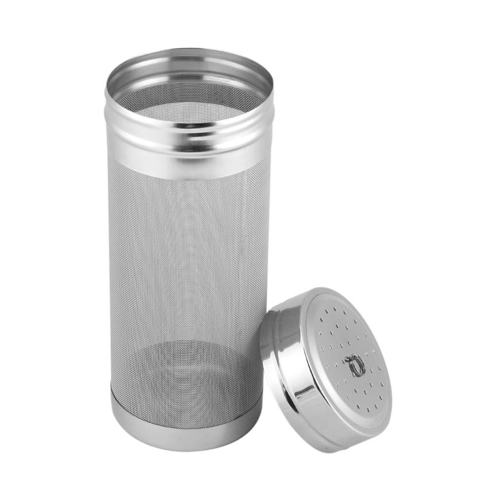 300 Micron Stainless Steel Homebrew Brew Beer Hop Spider Mesh Filter Strainer with Hook Beer Wine Bucket Filter Bar Accessories