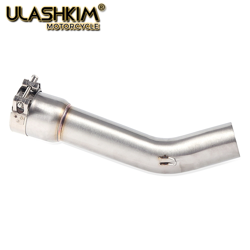 Motorcycle Full System Exhaust Escape Muffler Middle Connect Link Pipe Slip On For YAMAHA FZ1 FZ1N FZ1000 2005 to 2016