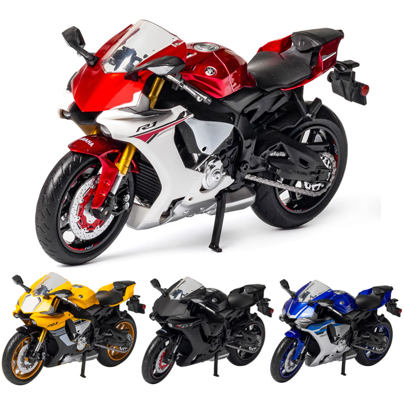 1:12 YZF R1 Motorcycle Model Die Cast Alloy Toy Motorbike Motorcycle Racing Car Models Cars Toys For Children Collectible