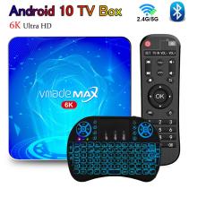 Vmade T2 Smart Android tv box 4G Rom 64G 128G tv receiver set top box Dual wifi 2.4G&5G Bluetooth Android 10 iptv Media player