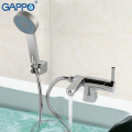 GAPPO 1 set bathing shower system waterfall deck-mounted Bathtub faucet mixer Cold hot water restroom sink torneira tap G1204