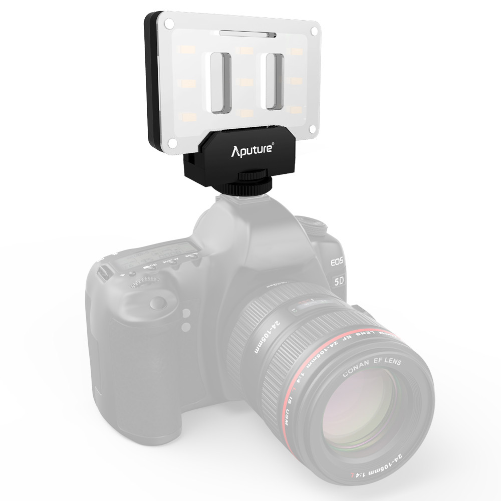Aputure AL-M9 Pocket LED Video Light on Camera Studio Light Rechargeable Photo Light CRI/TLCI 95 for Canon Wedding Filmmaking