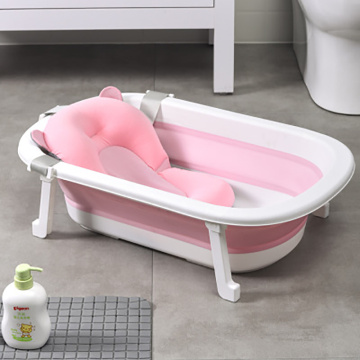 2021 New Easy Folding Baby Bath Tub Foldable Baby Shower Tubs Eco-Friendly Newborn Bathtub Safe Adjustable Kids Bath