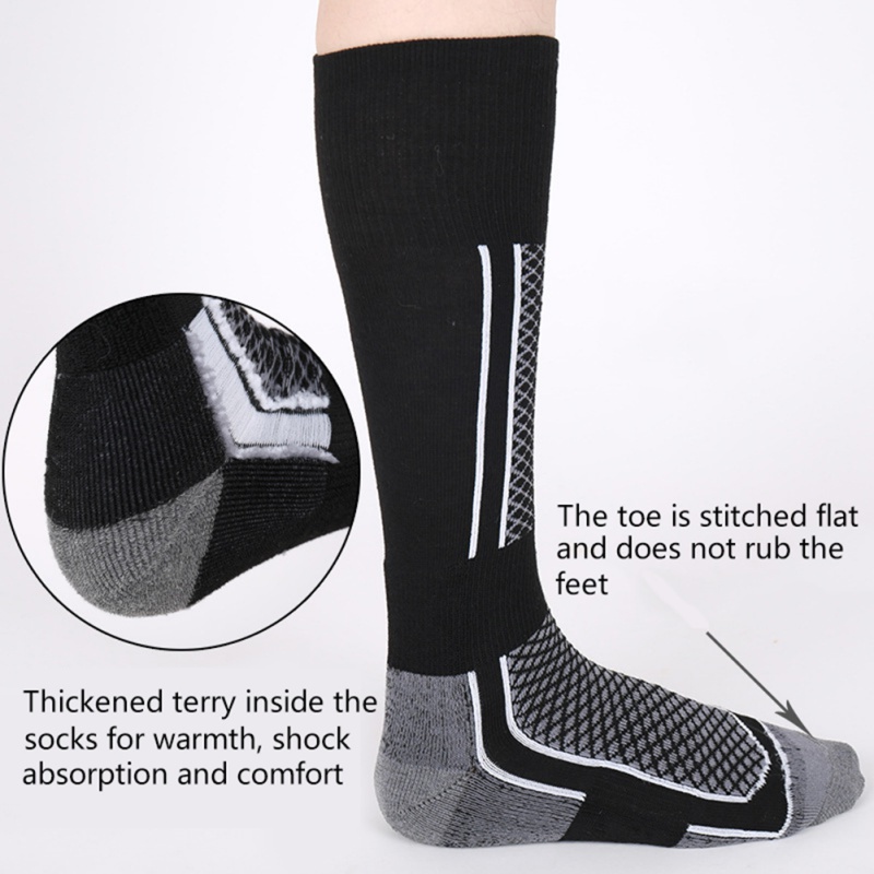 Women/Man Winter Thermal Ski Socks Thicken Cotton Warm Sports Socks Snowboarding Cycling Skiing Hiking Socks Leg Warmer