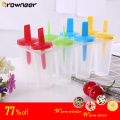 8 Cells DIY Popsicle Molds Ice Cream Makers Kitchen Tools Reusable Frozen Pop Moulds Eco-Friendly Stocked Juices Purees Yogurt