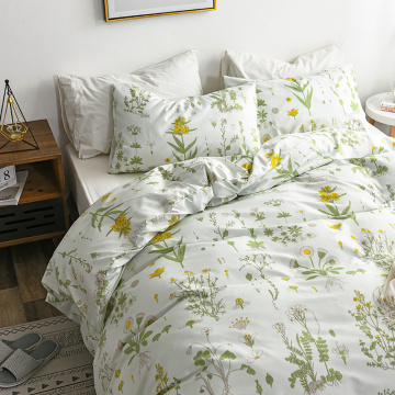 LOVINSUNSHINE King Size Duvet Cover Simple Flower Bedding Set For Girl Comforter Set Queen