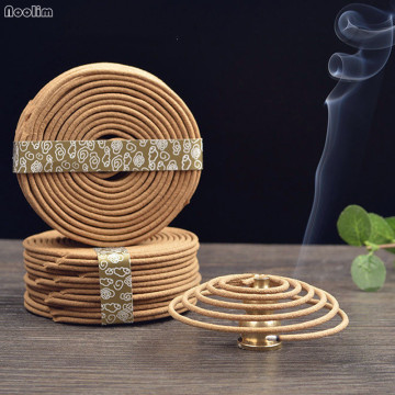 48 Coils Natural Sandalwood Incense Home Aromatherapy Maker Spice Antiseptic Refreshing Home Fragrance Coil Incense