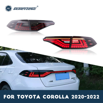 HCMOTIONZ Car LED Tail Lights for Toyota Corolla Middle East Edition 2020-2022
