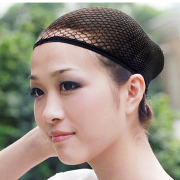 Adjustabe Black Fashion Elastic Stretchable Hair Braider Hair Snood Nets Mesh Wig Cap Hair Styling Tools