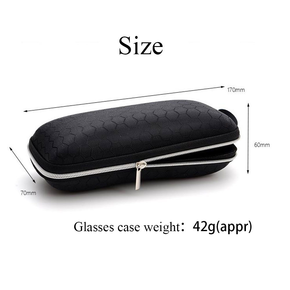 New EVA Zipper Sunglasses Case Unisex Fashion Glasses Box Portable Rectangle Hard Eyeglasses Eyewear Protector Box Holder
