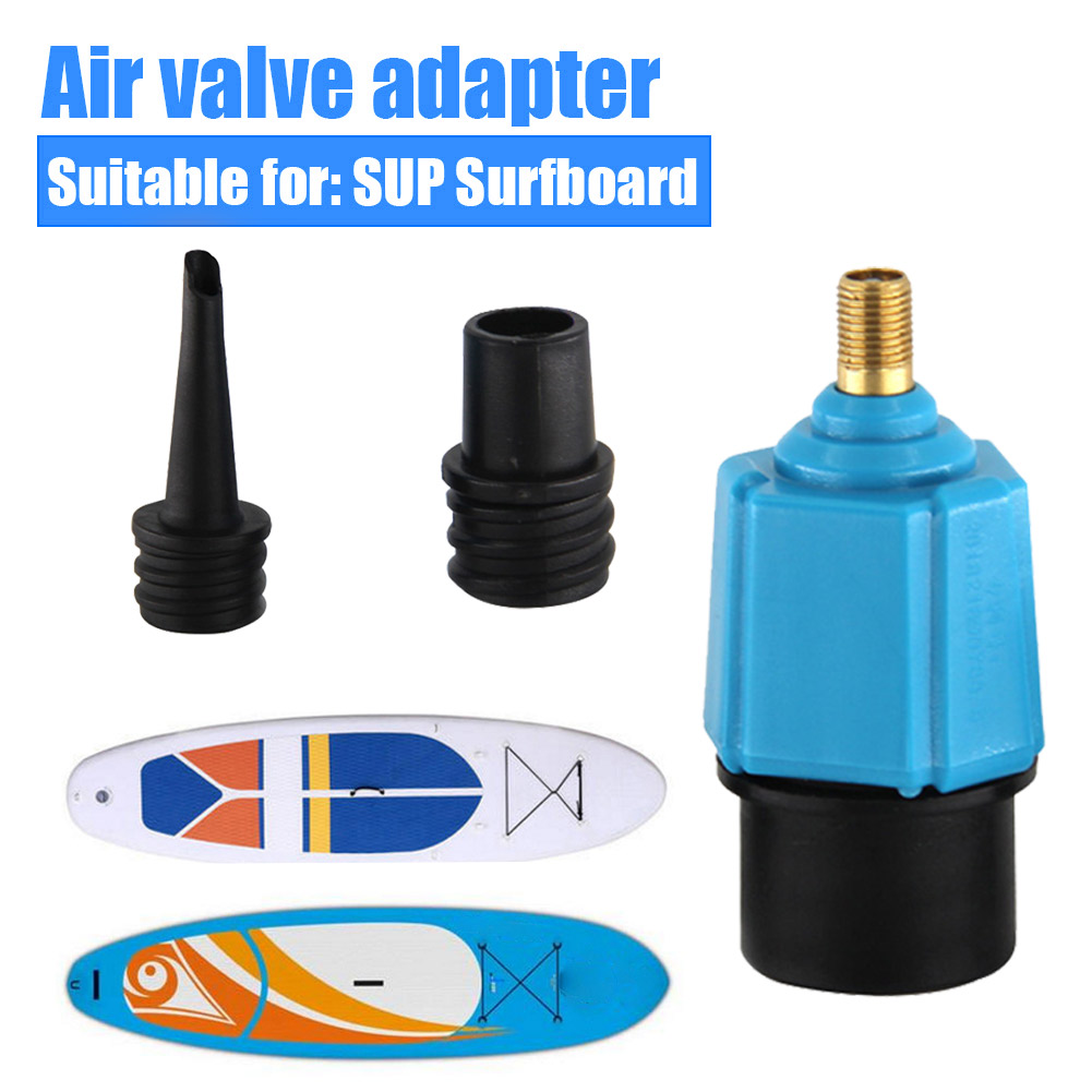 Hot Rowing Boat Air Valve Adaptor Sup Board Kayak Pump Adapters Inflatable Air Valve Attachment Kayak Accessory Parts kayak boat