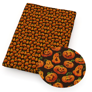 David accessories 20*33cm Pumpkin Polyester Cotton Fabric Patchwork For Sewing Cushion Garment Tissue Material Textile,c8383