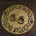 15cm Or 20cm Chinese antique copper Cabinet handle furniture copper lock ring Retro cabinet door and window drawer handle