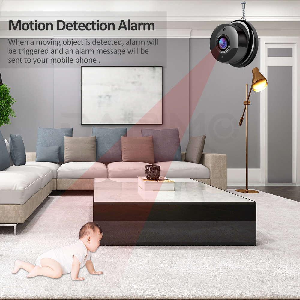 Wifi Camera 1080P Mini Home Security Camera Smart Baby Monitor IP Camera CCTV Motion Detection Infrared Night Vision