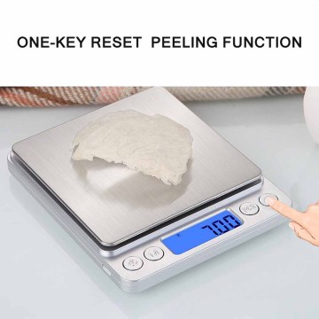 3 kg Household Kitchen Scale Electronic Food Scales Diet Scales Measuring Tool Slim LCD Digital Electronic Weighing Scale XNC