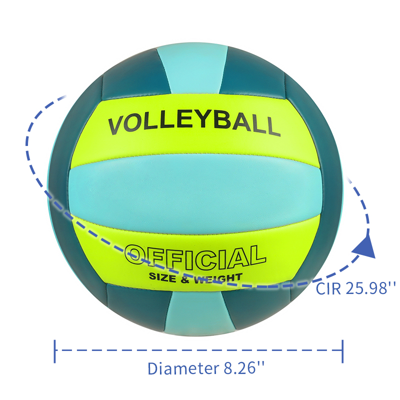 Volleyball Ball Soft Light Weight Classic Style Indoor Outdoor Beach Training Practice Sports Play Games High Quality Size 5