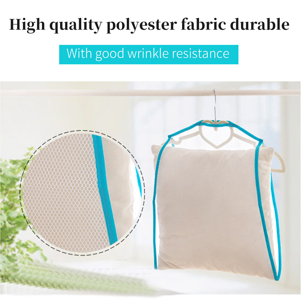 1Pc Balcony Windproof Frame Fixed Pillow Multifunctional Pillow Toys Drying Rack Drying Racks Hanging Racks Net Home Container