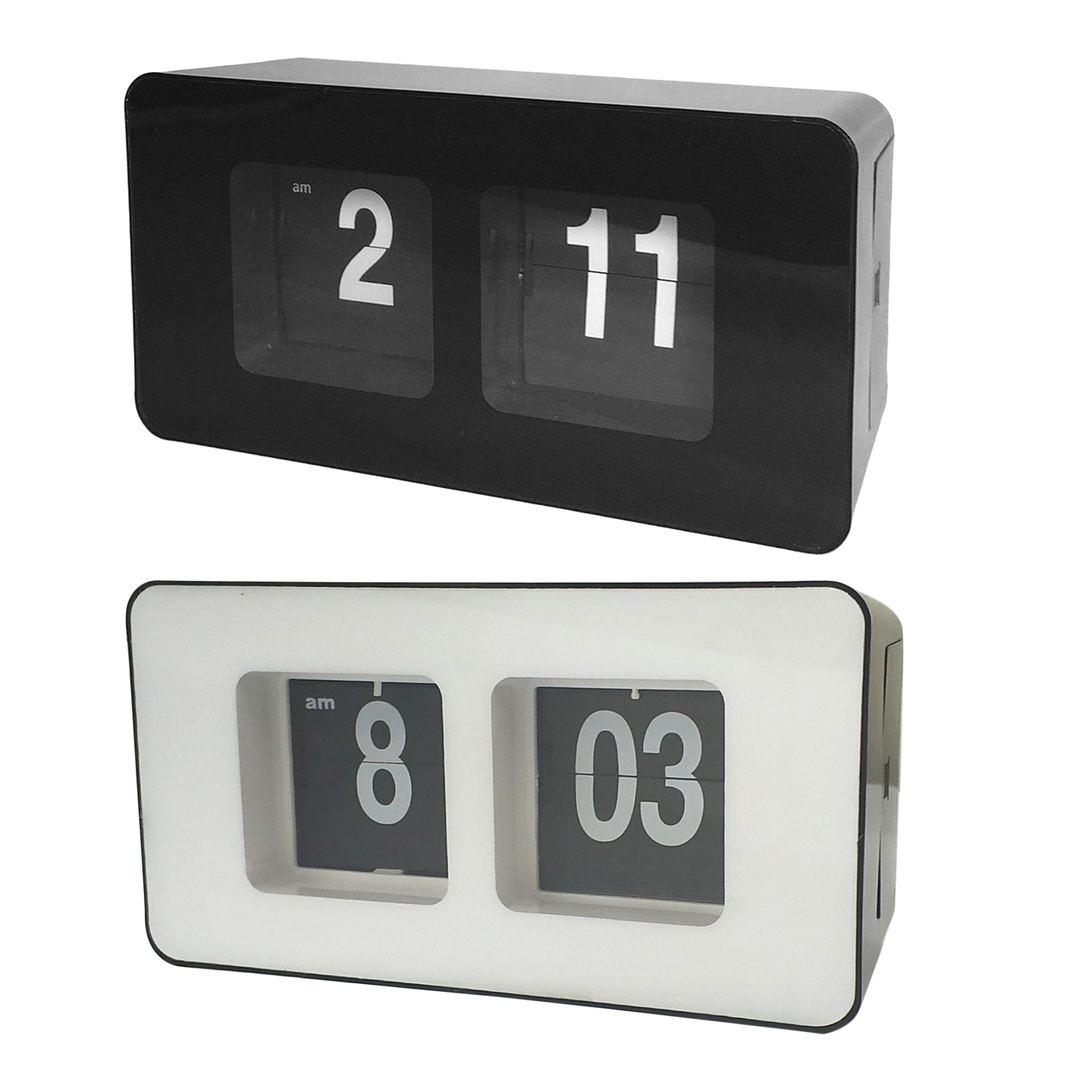 Auto Flip Clock File Down Page Clocks Desk Clock Smart Light Clock for Home Flip Clock Desk Tube Big Vintage Alarm Table