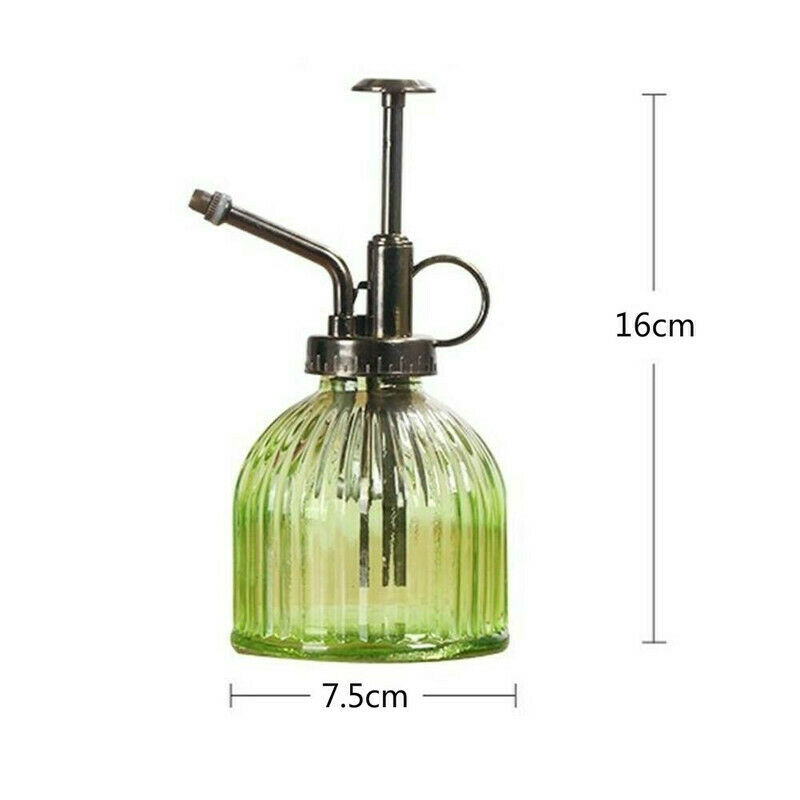 6 Colors Water Cans Glass Plant Flower Spray Bottle Watering Pot Garden Sprayer Vintage Home Hand Press Sprinkler Planting tool