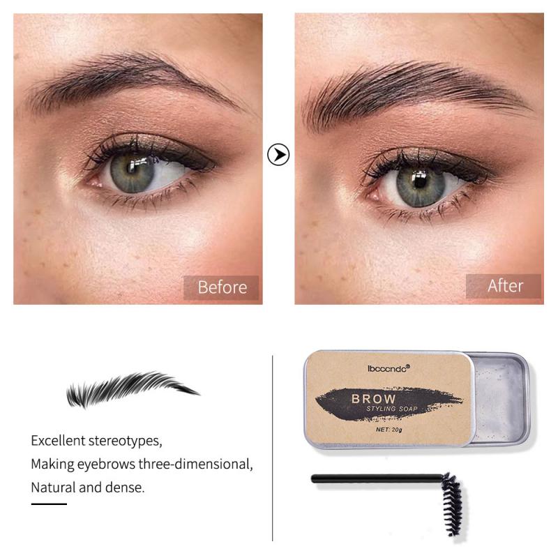 Balm Styling Brows Soap Kit 3D Feathery Brows Makeup Long Lasting Waterproof Eyebrow Setting Gel Pomade Cosmetics TSLM1