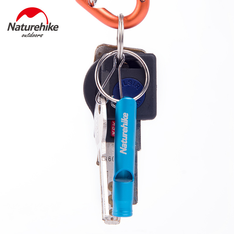 Naturehike Outdoor Survival Whistles Camping Lightweight Metal Multifunction Whistle Portable Professional Emergency Whistle