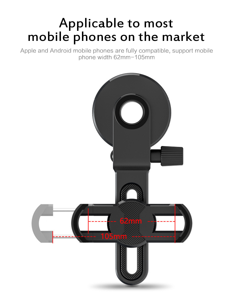 Phone Holder Cell Phone Adapter With Spring Clamp Mount Monocular Microscope Binoculars Telescope Mobile Phone Clip Accessories