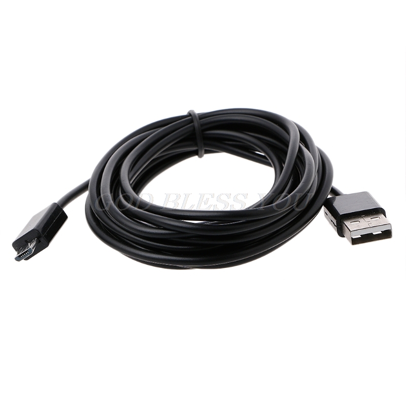 Long 3 Meter Micro USB Charge Charging Power Cable For PS4 Xbox One Controllers Drop Shipping