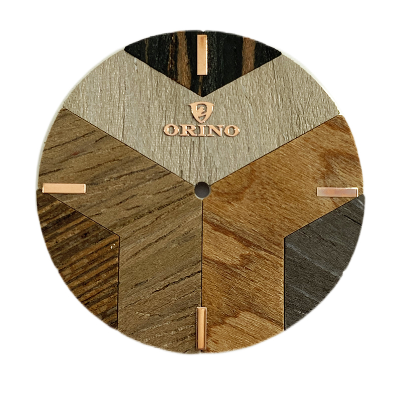 wooden watch dial