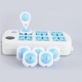 2 hold Gates Doorways Safety Mother Kids Electrical Safety 6+1 PC lot 2 Plug Baby Child Infant Kids Plug Covers Safety Care