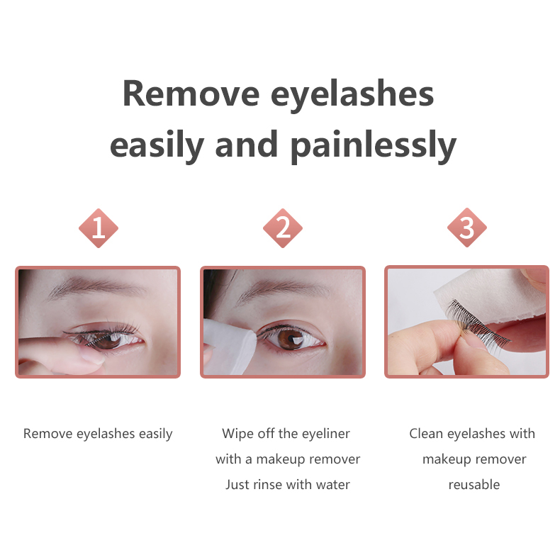 3 Pairs Natural Cilius False Magnetic Eyelashes Lashes Long Makeup 3D Mink Lashes Extension Eyelash Magnetic Eyelashes TSLM2