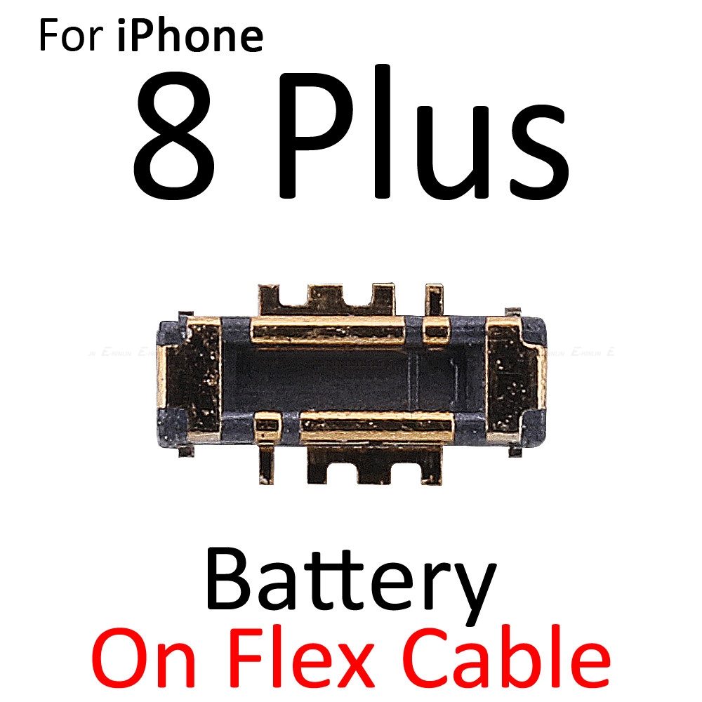 2pcs Battery FPC Connector For iPhone 7 8 Plus XR X XS Max On Mainboard Flex Cable