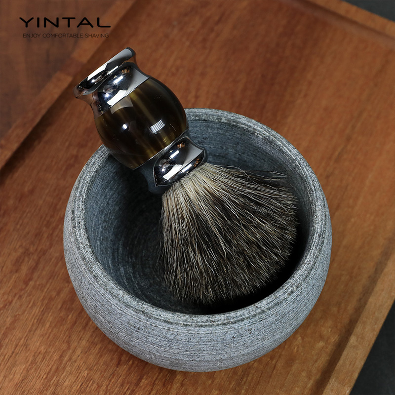 Shaving Brush 26mm Anti-horn Resin Handle Badger hair shaving brush