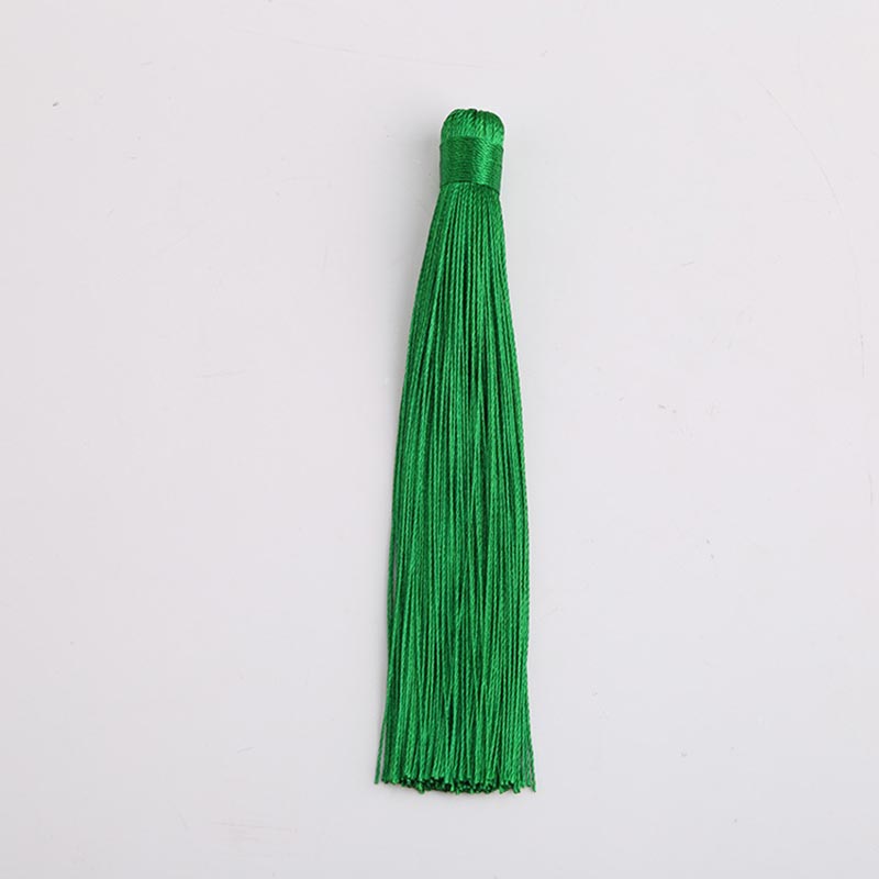 12PCS 12cm Mixed Cotton Silk Tassels Satin Tassels craft tassels fringe for curtain for DIY Jewelry Making Findings Materials