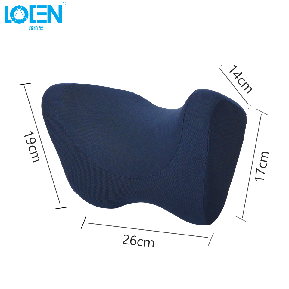 LOEN U Shape Memory Foam Car Travel Pillow Neck Pillow to Ease Fatigue Auto Headrest Lumbar Support For Car Office Home Chair