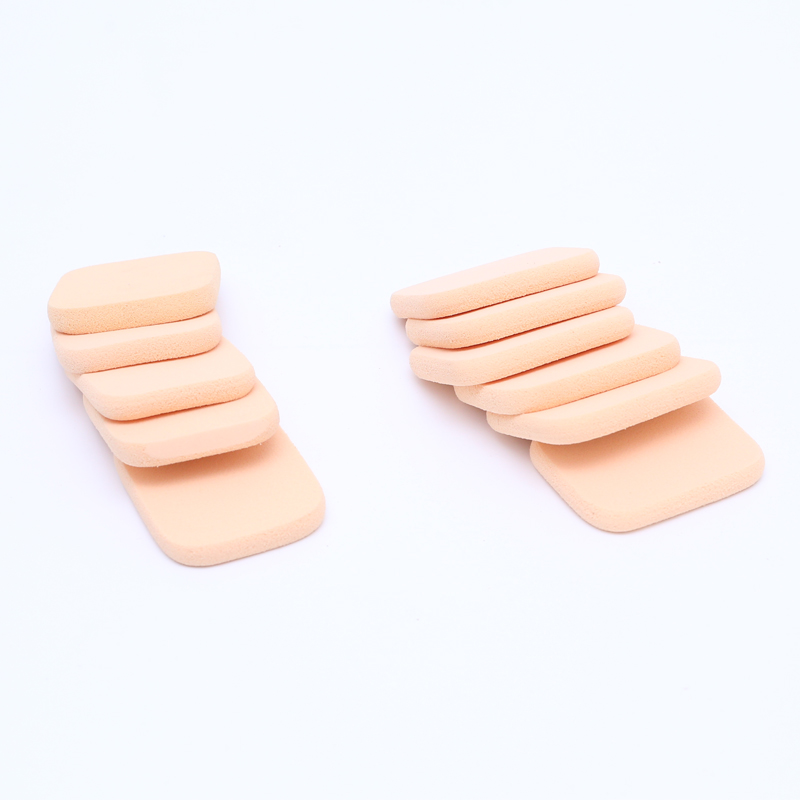 10Pcs/Set 50*40mm Rectangle Best Cheap Small Powder Puff Makeup Sponge Blending Beauty Foundation Cosmetic Sponge