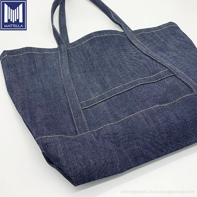 Ladies Vintage Denim Cloth Shoulder Tote Hand Bag
