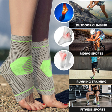 Sports Running Ankle Brace Compression Ankle Supports Pad Anti Sprain Gym Football Basketball Nylon Strap Brace 1PC