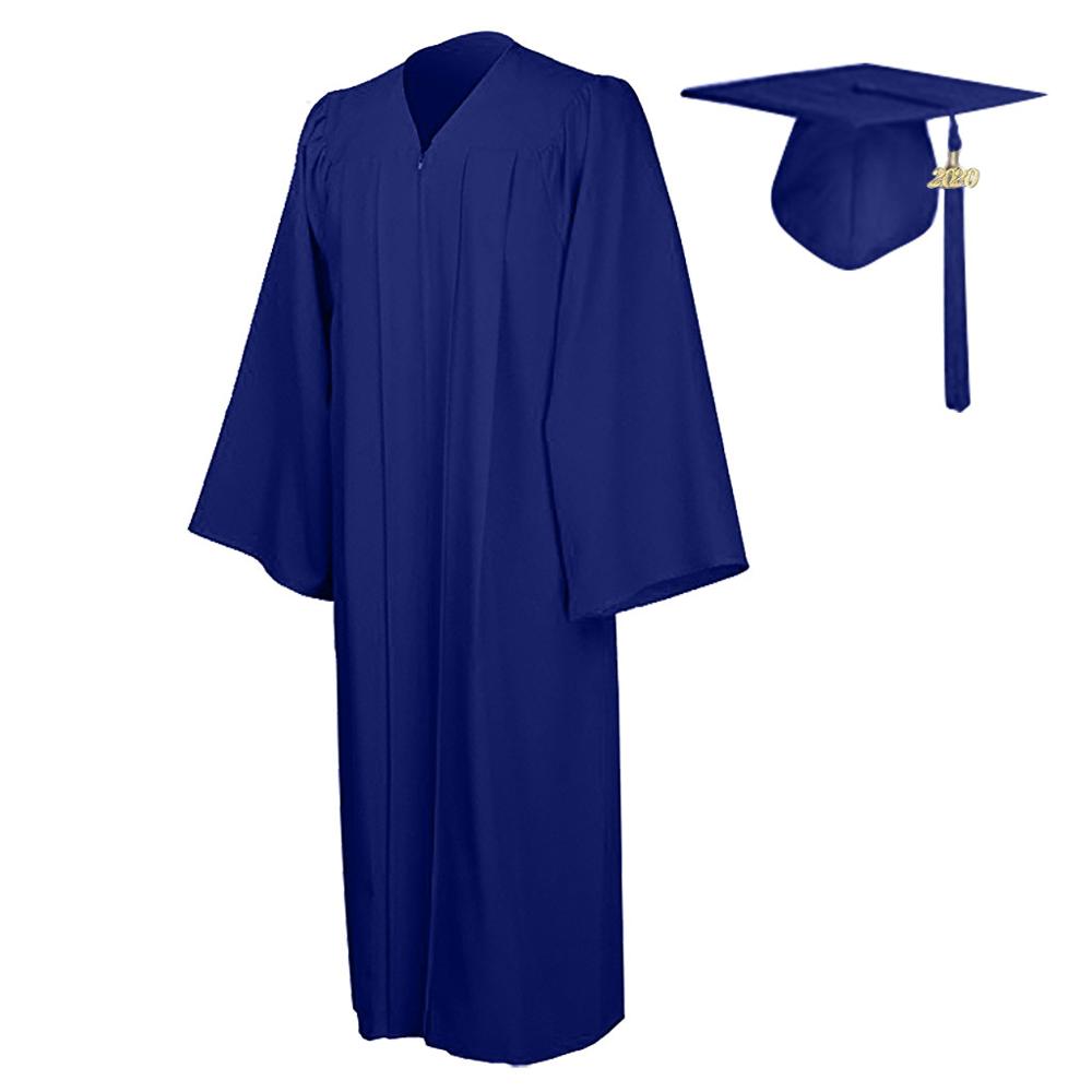 Graduation gown and cap Clothes University Graduation Student School Uniforms Charm Pendant Academic Suit for Adult Bachelor 3FM