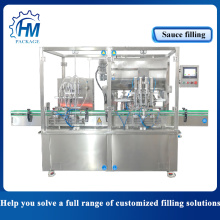 Sauce filling machine, tomato sauce, chili sauce, cheese sauce