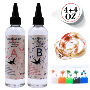 1 Set Clear Resin Epoxy High Adhesive 1:1 AB Crystal Glue Resin Jewelry Making DropShip