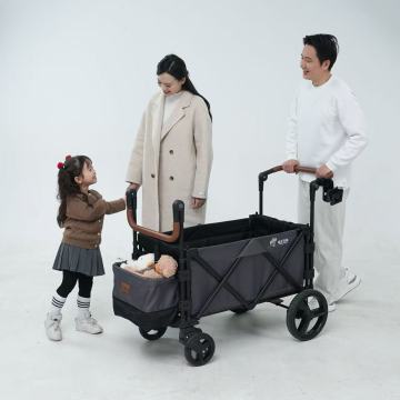 Double Seat Kids Stroller Wagon