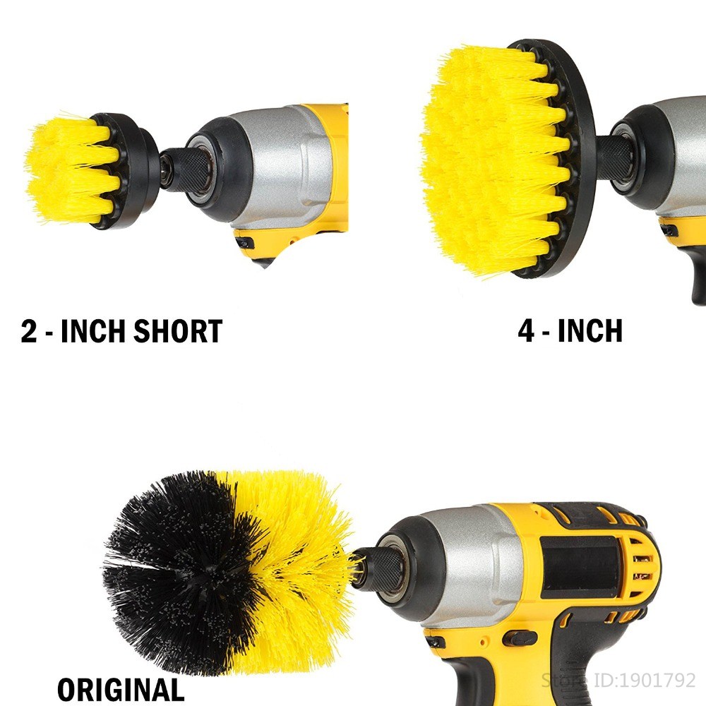Cleaning Brush Kit Power Scrubber Brush for Bathroom Drill Brushes Cordless Attachment Kit Electric Toilet Brush Wholesale