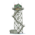 1:72 2-storey / 5-Storey Watchtower Model Sand Table Military Model Lookout Tower Bulk Decor Ho Scale Model Train Accessories